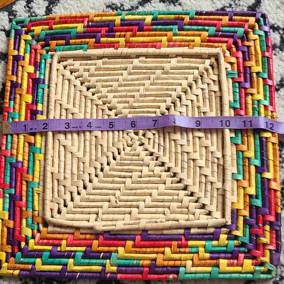 4 vintage wicker trivets/placemats - Picture 6 of 6